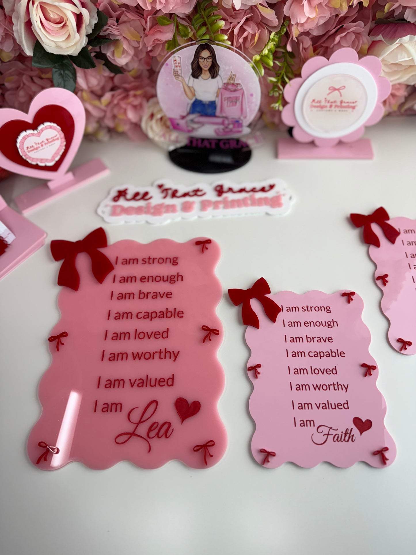 I am Coquette Acrylic Sign