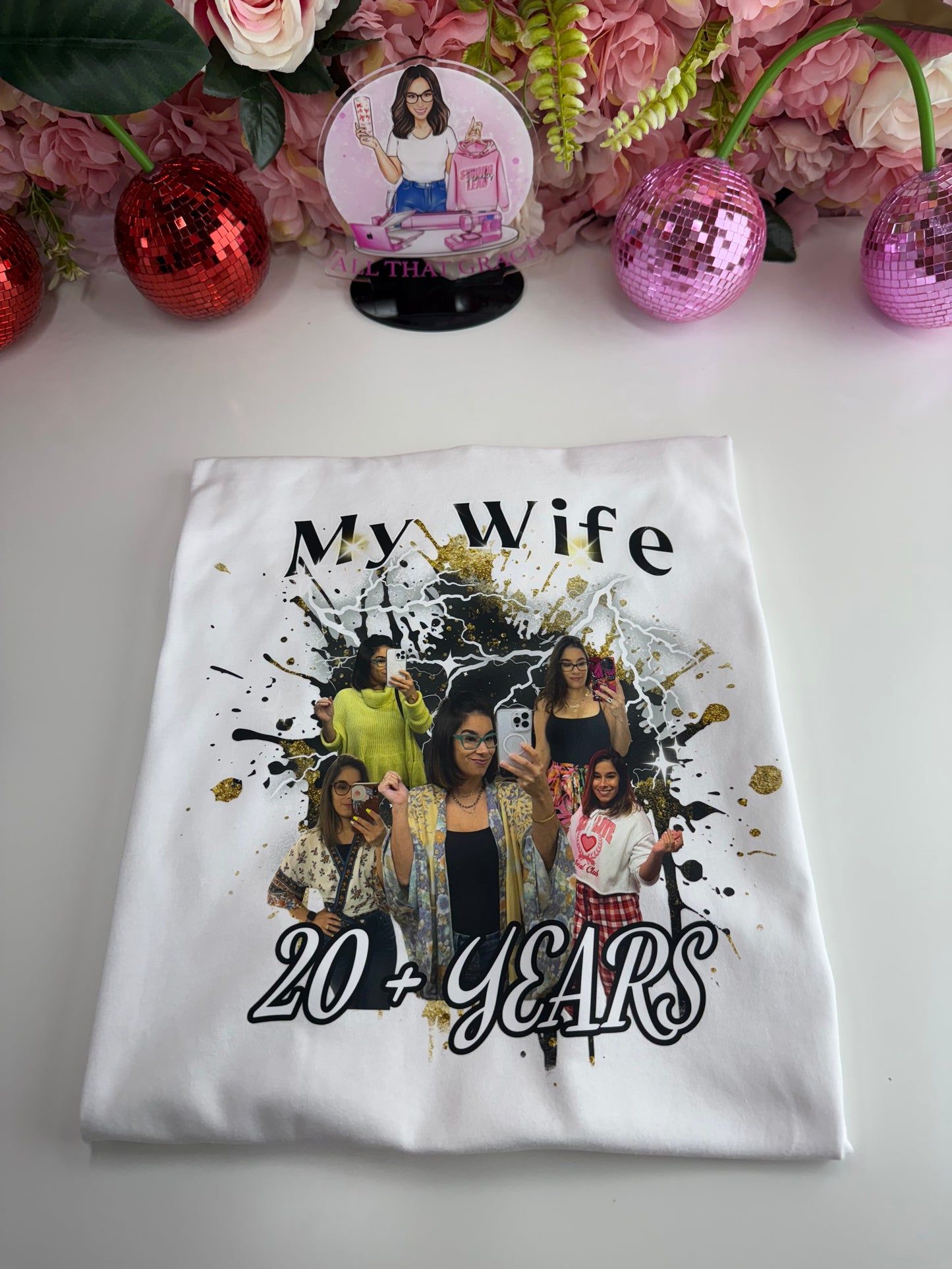 Custom Vintage Pet/ Girlfriend / Boyfriend Soft Style Tee