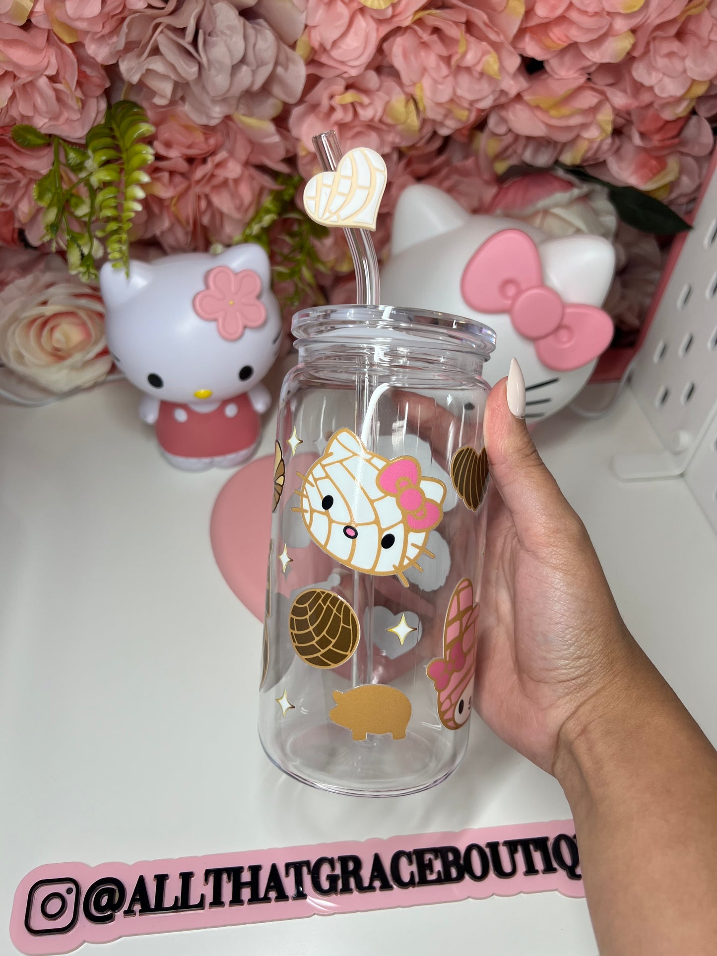 Concha Kitty Clear Plastic Jelly Cup