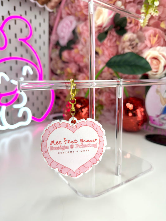 Acrylic Logo Smart Tap Keychains