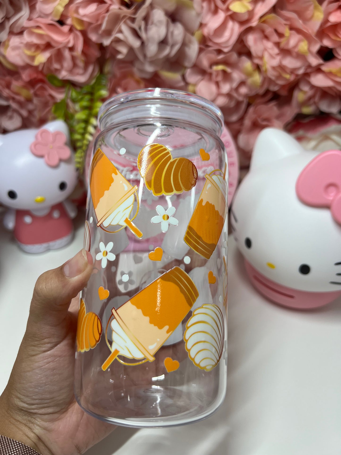 Fall Concha's Clear Acrylic Cup