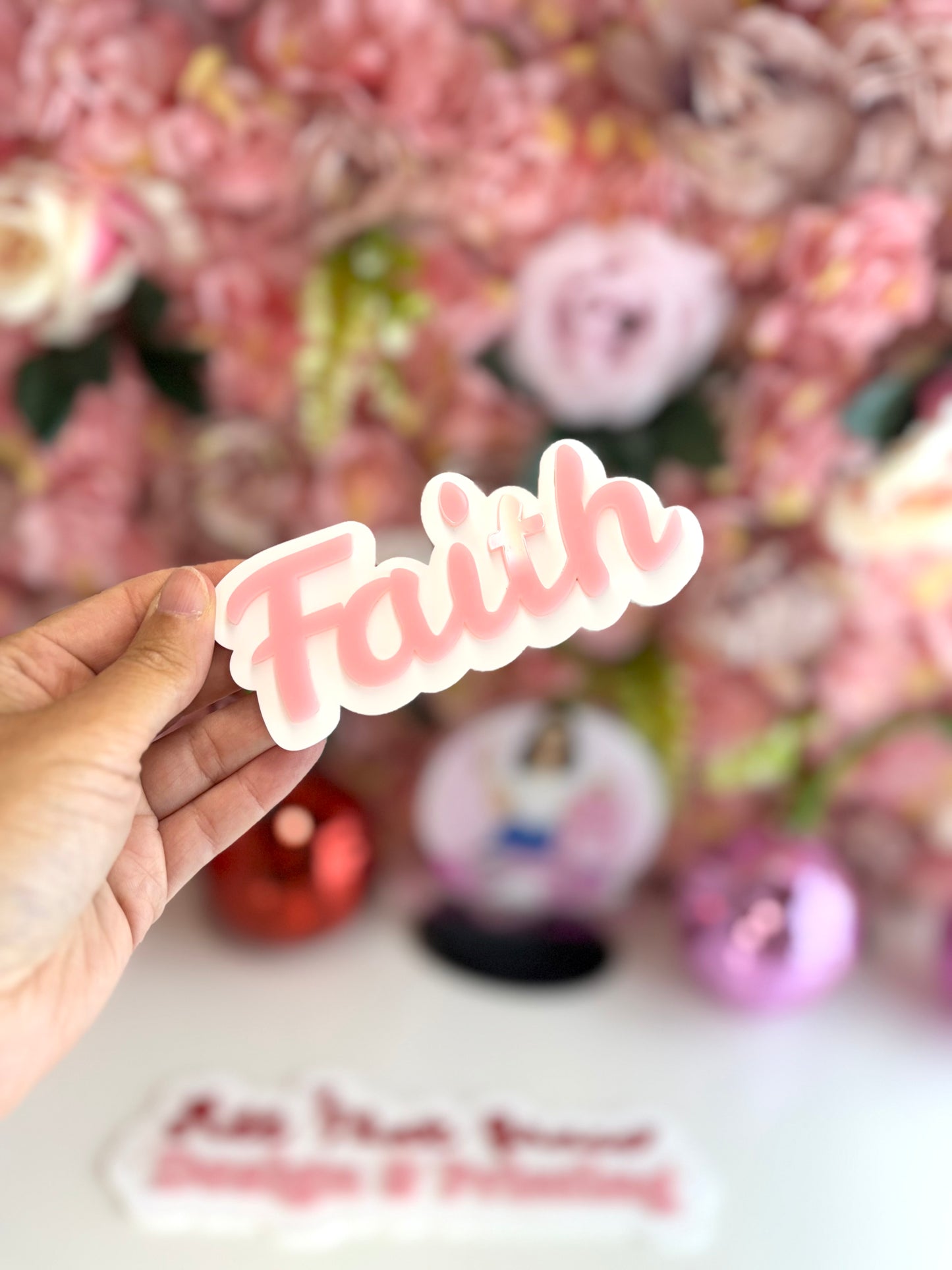 Custom Acrylic Cake Topper