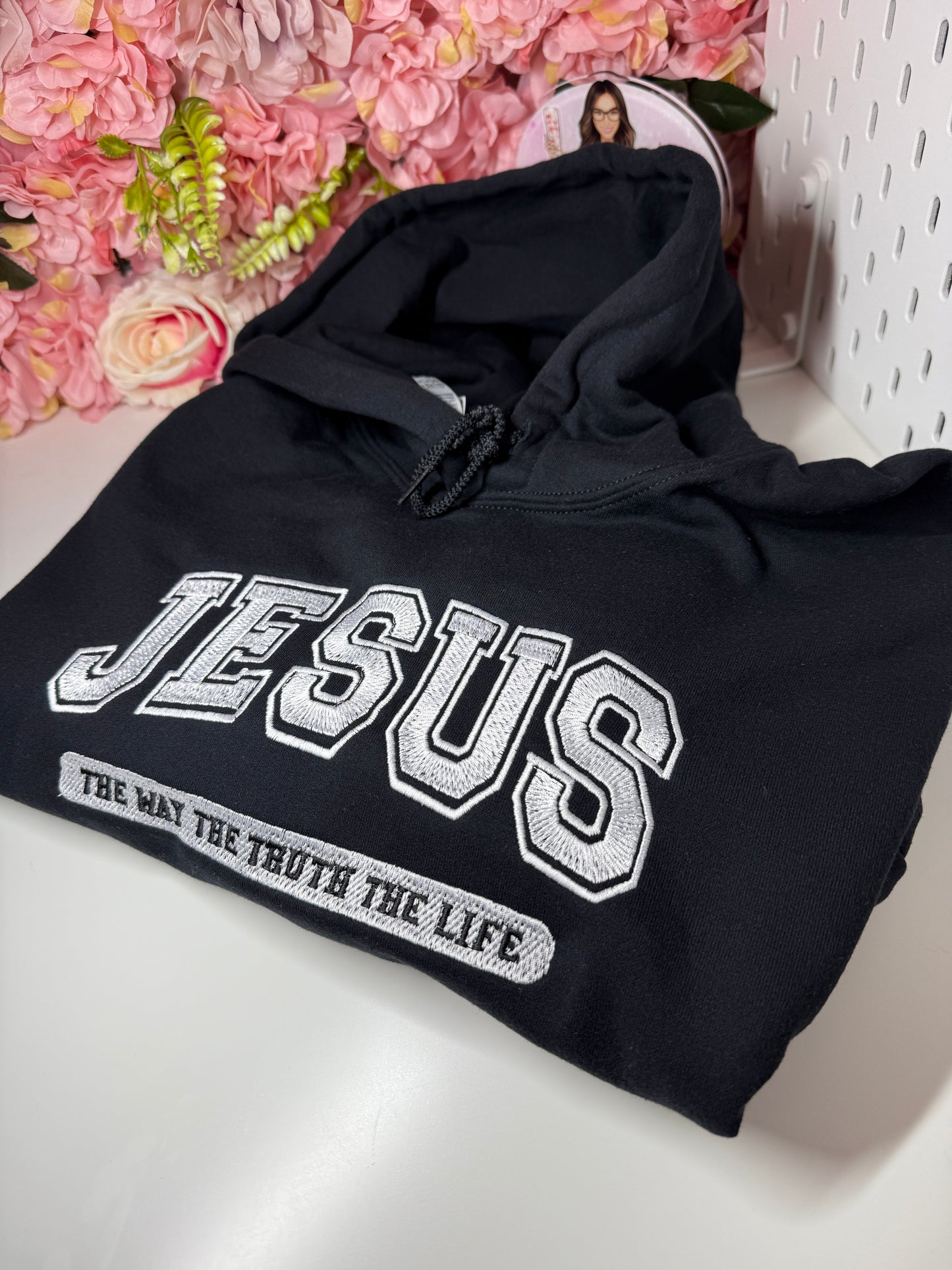 Jesus The Way The Truth The Life Hoodie Black Unisex