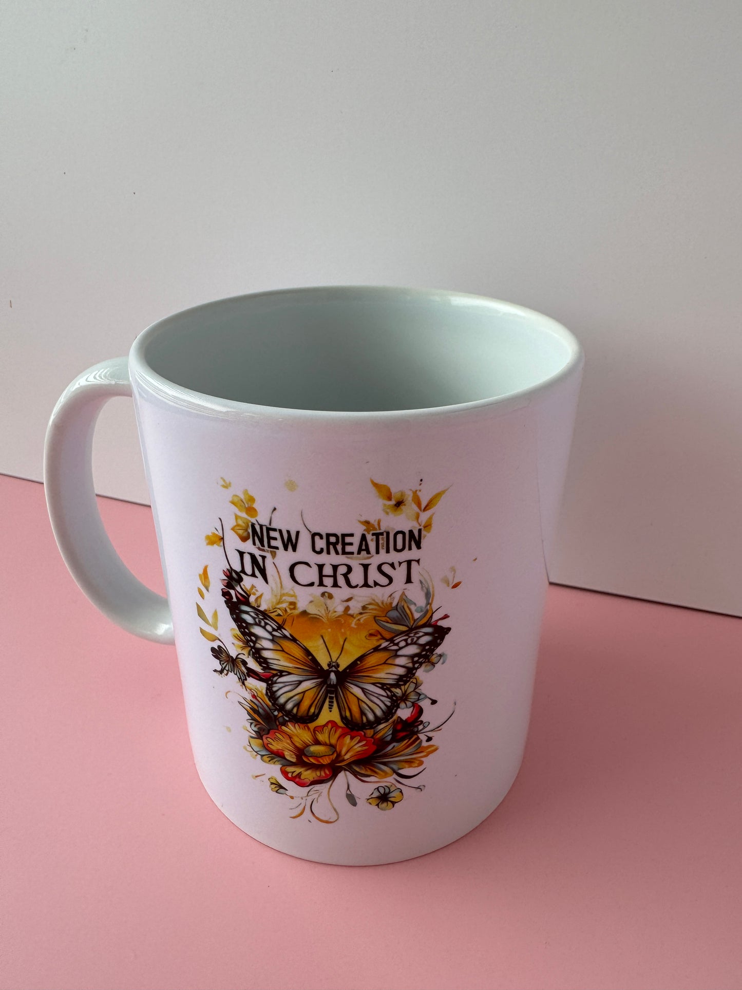 New Creation In Christ Butterfly Mug 11oz