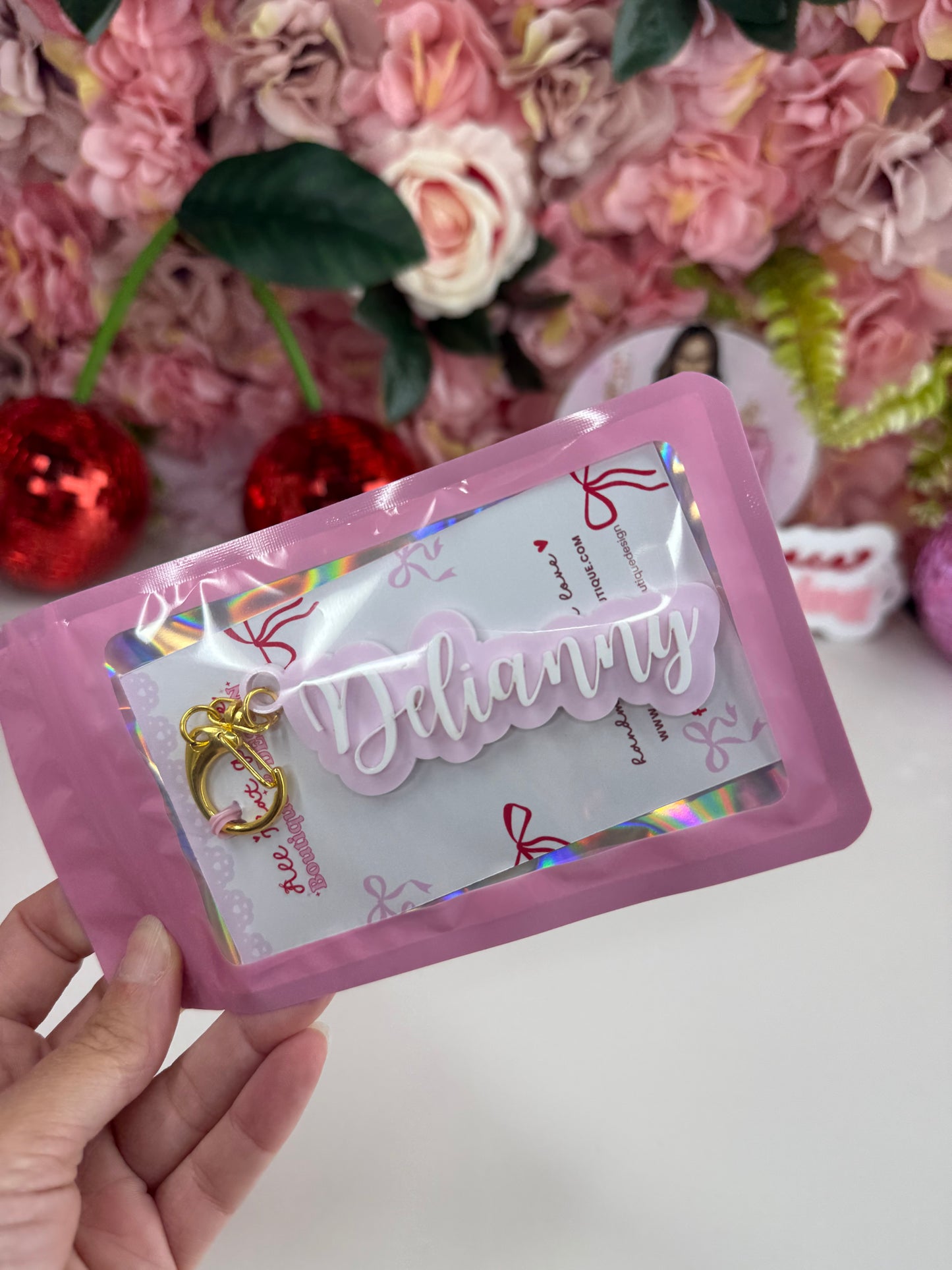 Acrylic Name Keychain