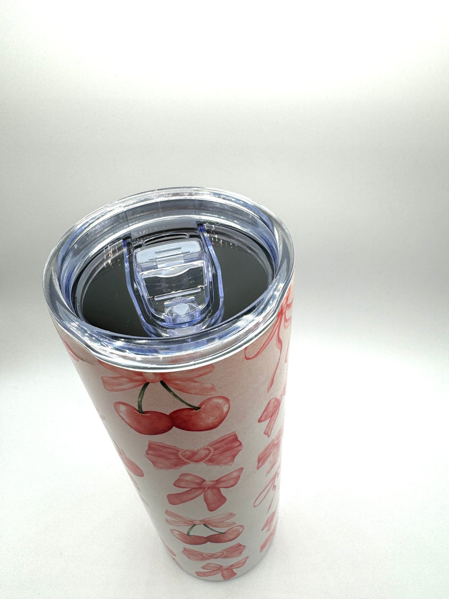 Cherry and Bow Coquette Esthetics's Stainless Steel Tumbler 20oz