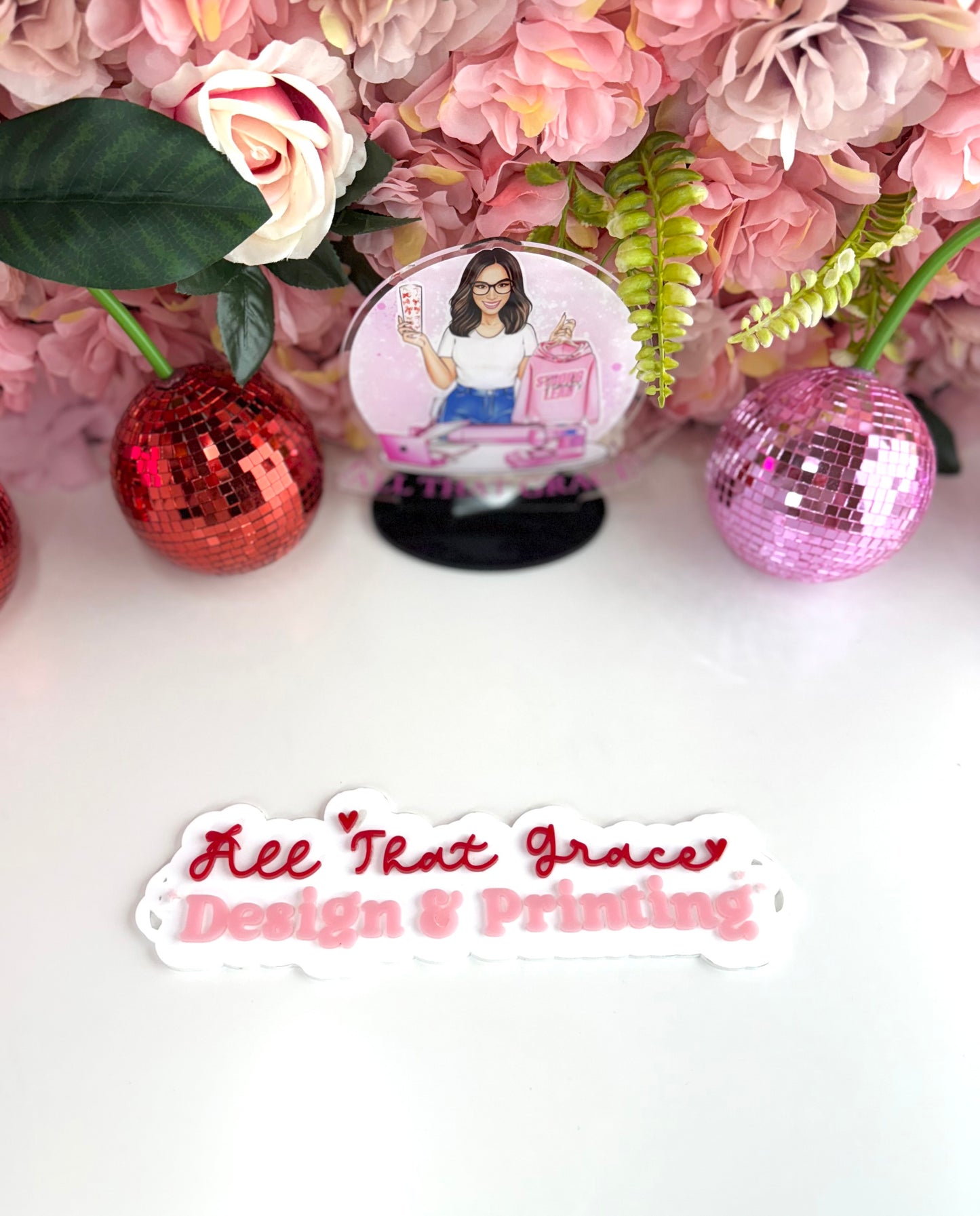 Acrylic 2 Tone Watermark up to 15"
