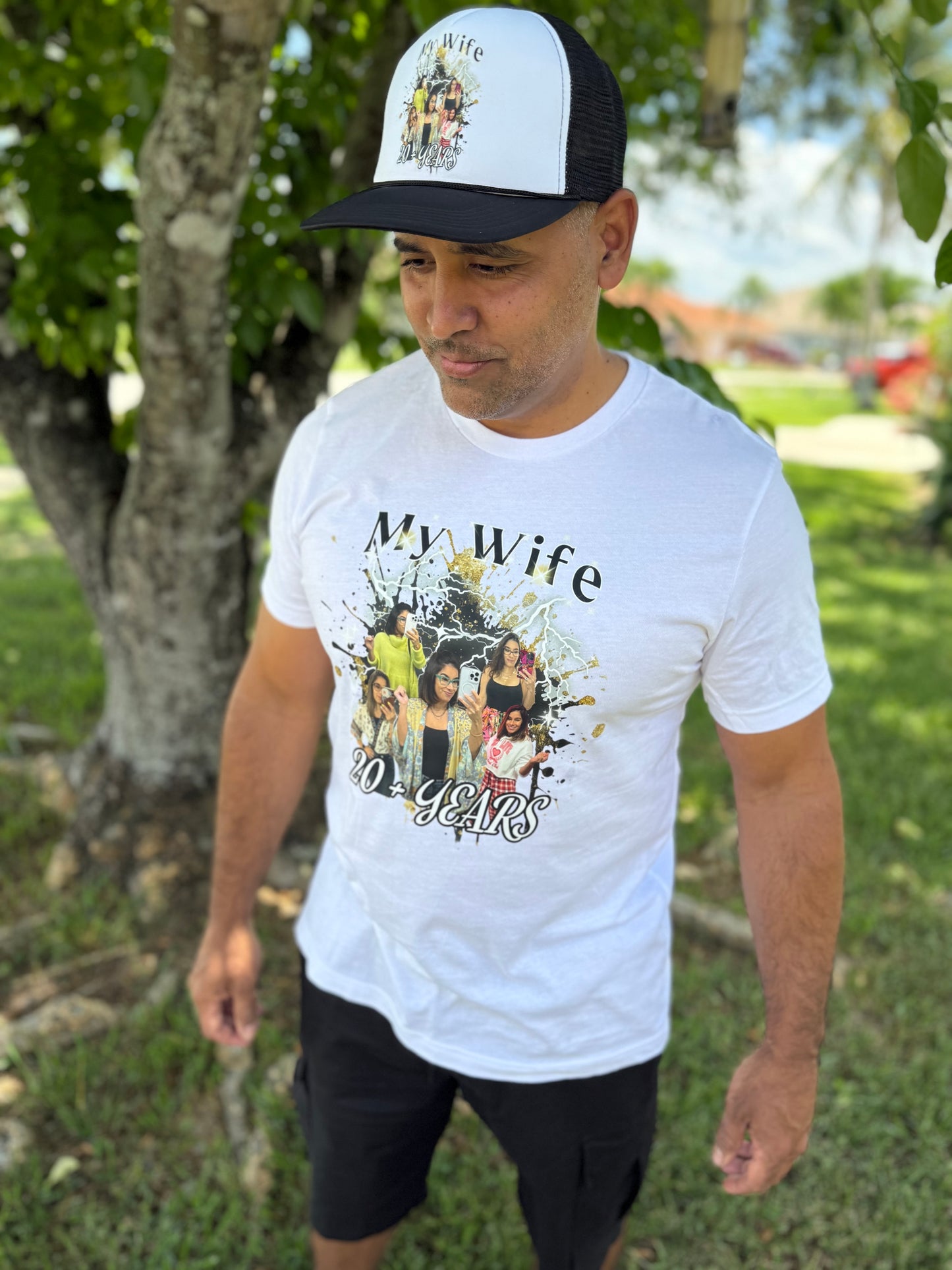 Custom Vintage Pet/ Girlfriend / Boyfriend Soft Style Tee