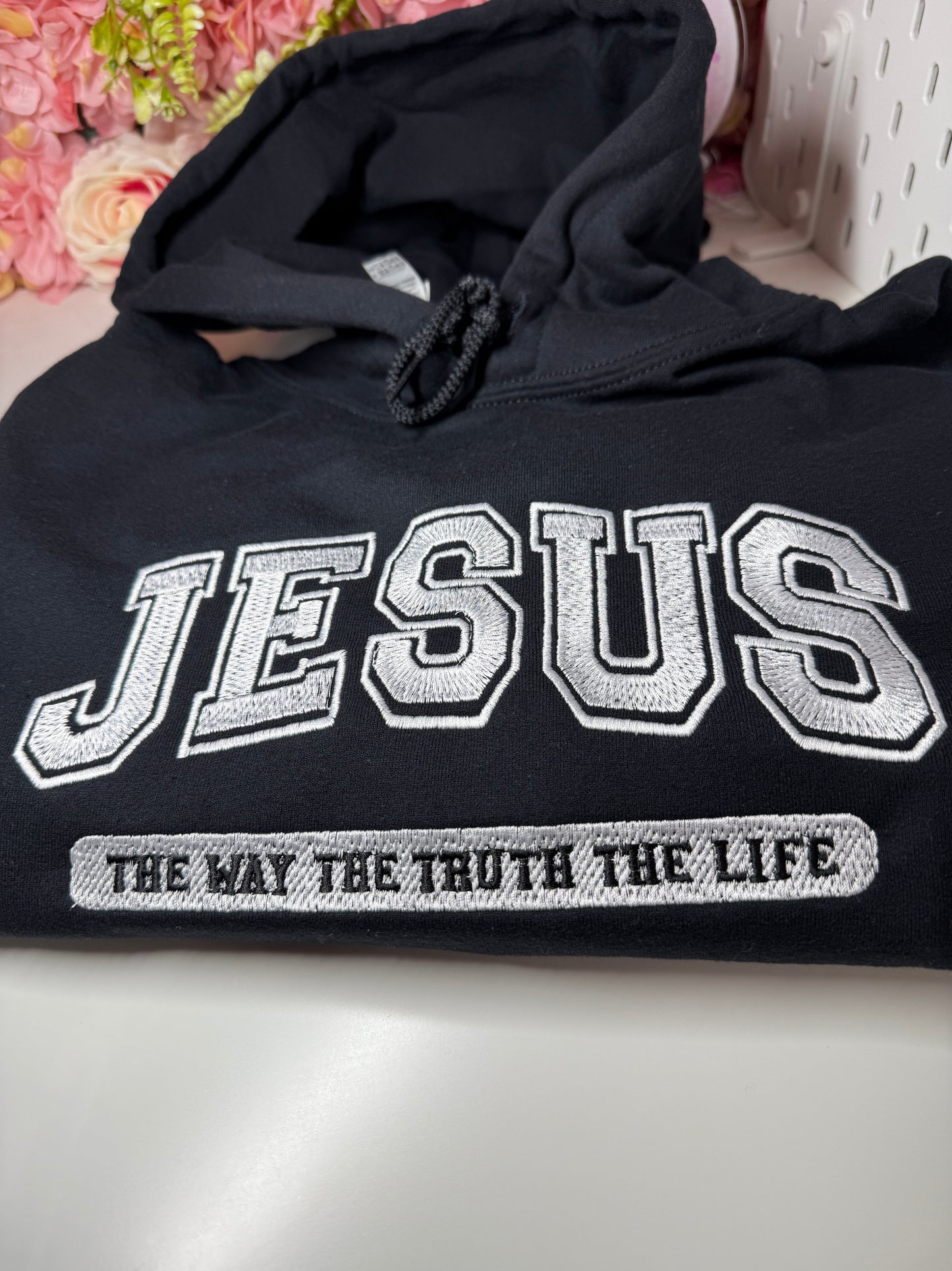 Jesus The Way The Truth The Life Hoodie Black Unisex