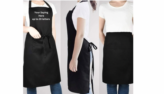 Custom Embroidered Kitchen Apron Polyester