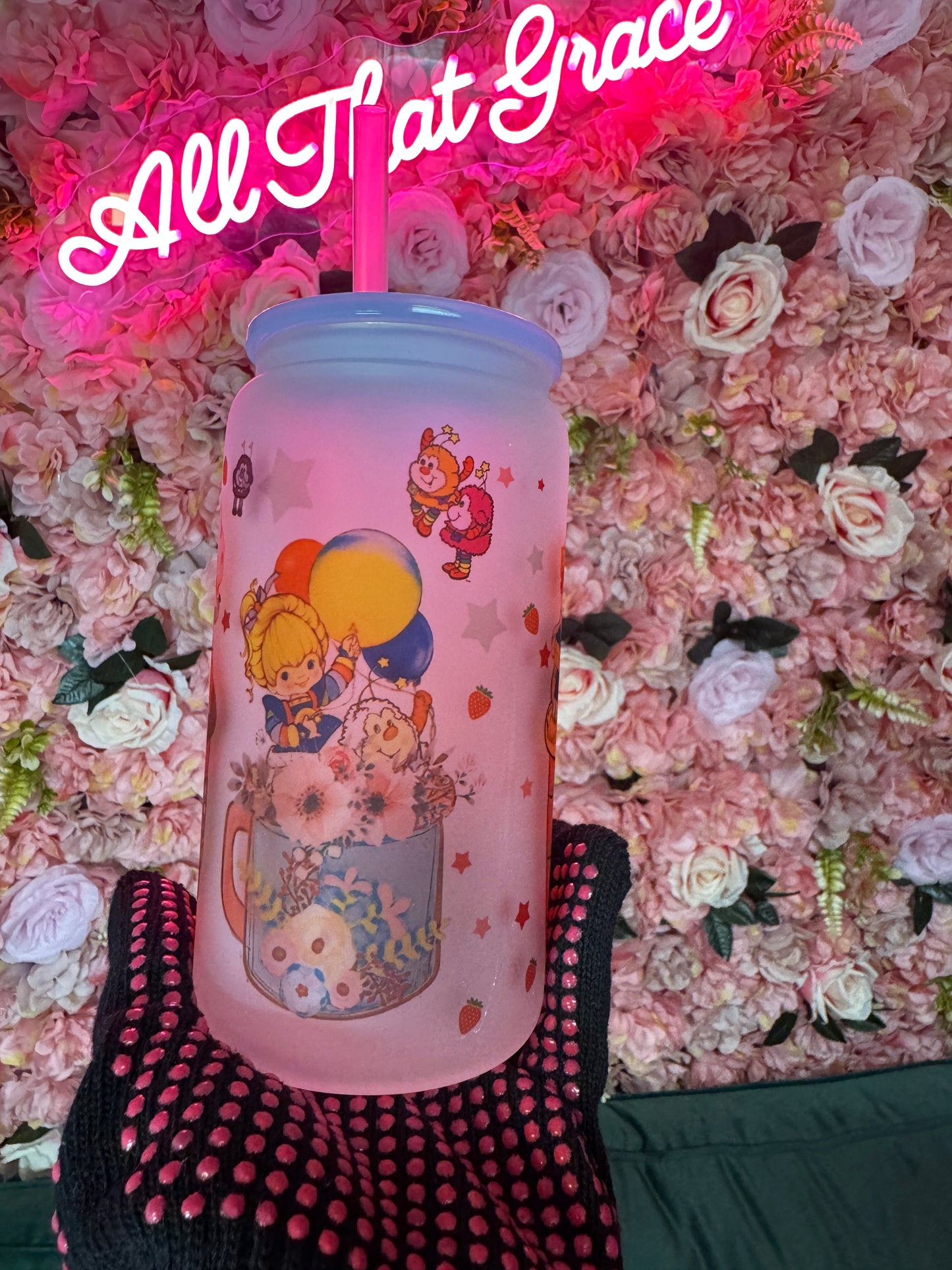 80's Cartoon Characters Frosted Libby Cup 16oz