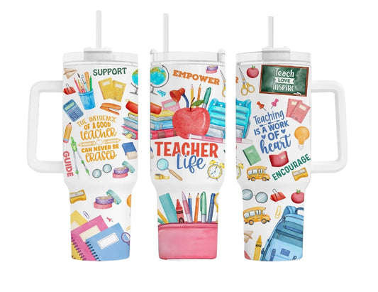 Teacher Life 40oz Tumbler