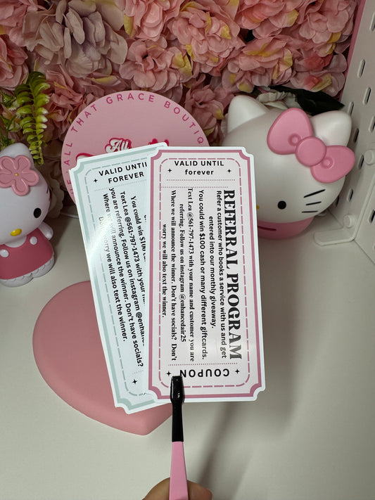 Custom Circus Ticket On Vinyl Paper