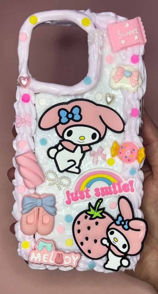 Kawaii Decoden Custom Made Mobile Phone Case