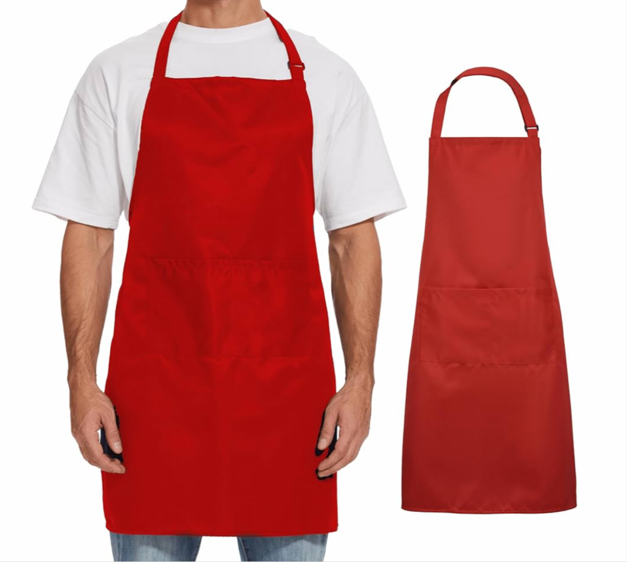 Custom Embroidered Kitchen Apron Polyester