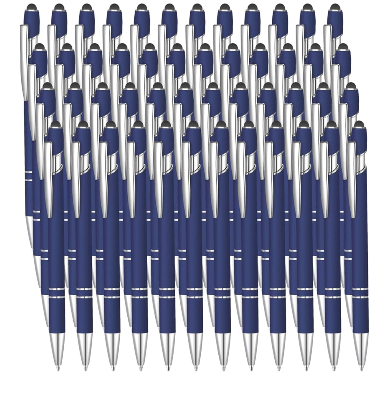 Engraved Rubber Inkling Ballpoint Pen With Stylus