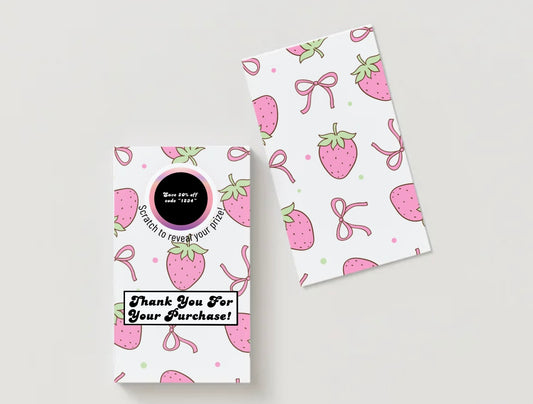 Custom Scratch Off Cards