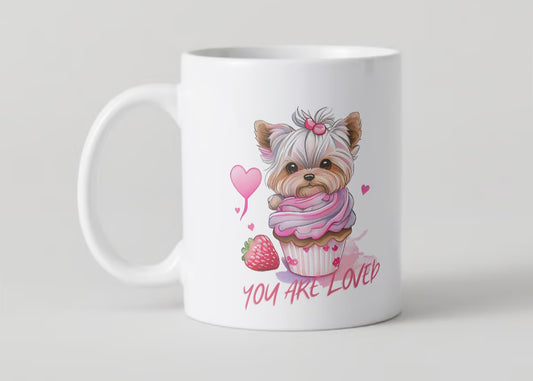 You Are Loved Yorkie Coffee Mug
