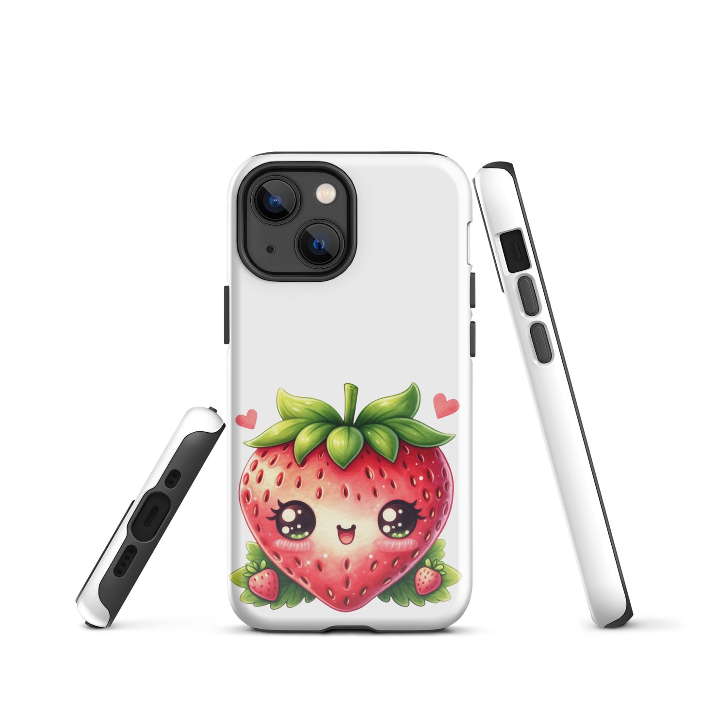 Adorable Kawaii Strawberry Tough Case for iPhone®