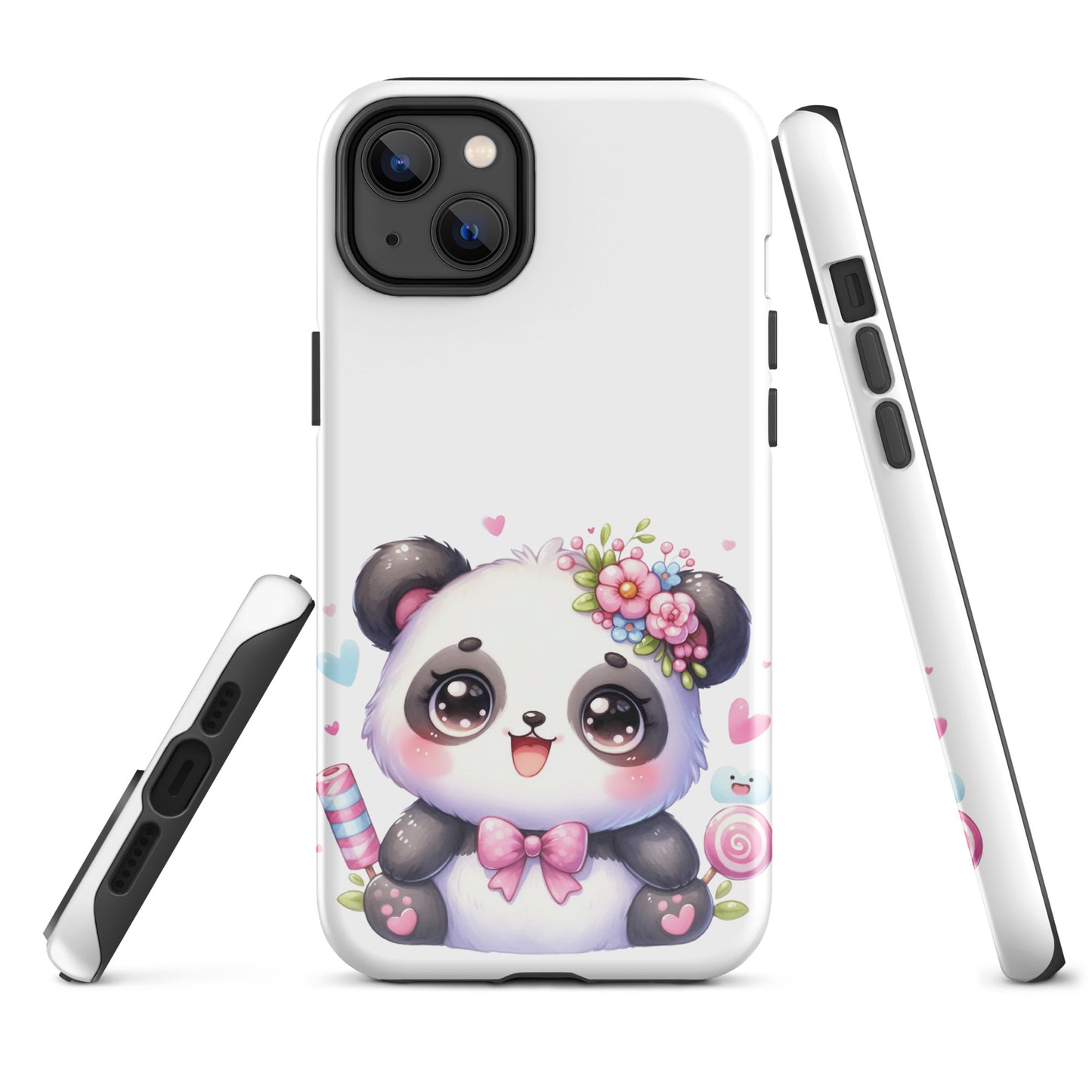 Adorable Kawaii Panda Tough Case for iPhone®