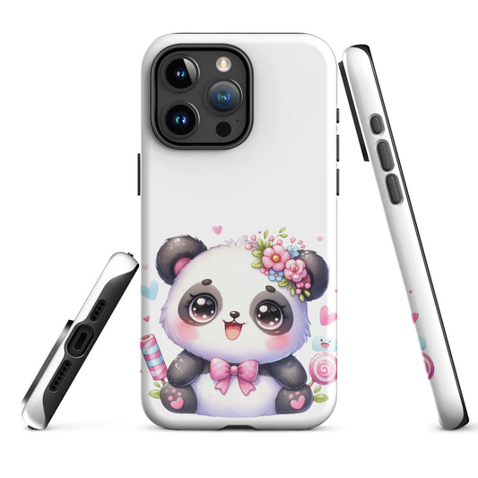 Adorable Kawaii Panda Tough Case for iPhone®