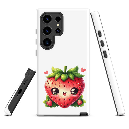 Adorable Kawaii Strawberry Tough case for Samsung®