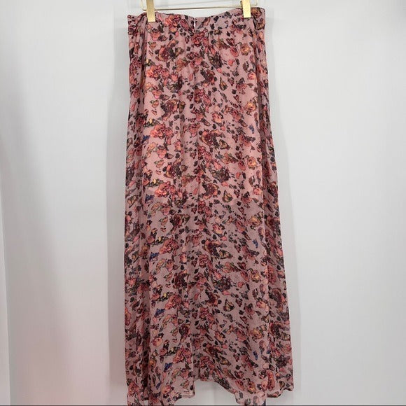 IRO Diamond Skirt Floral Size 42/XL NWT