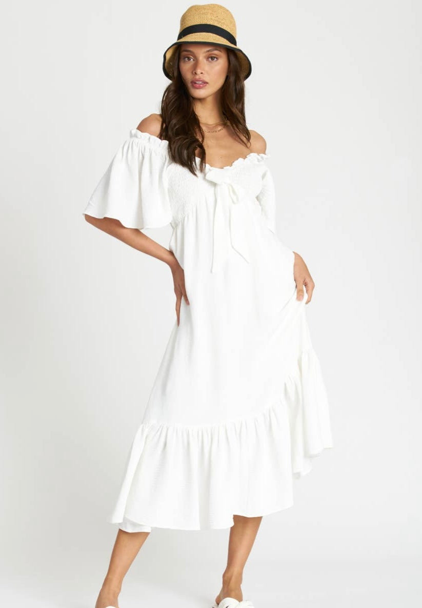 The Benny Dress Ivory