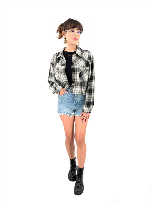 Melissa Cropped Flannel