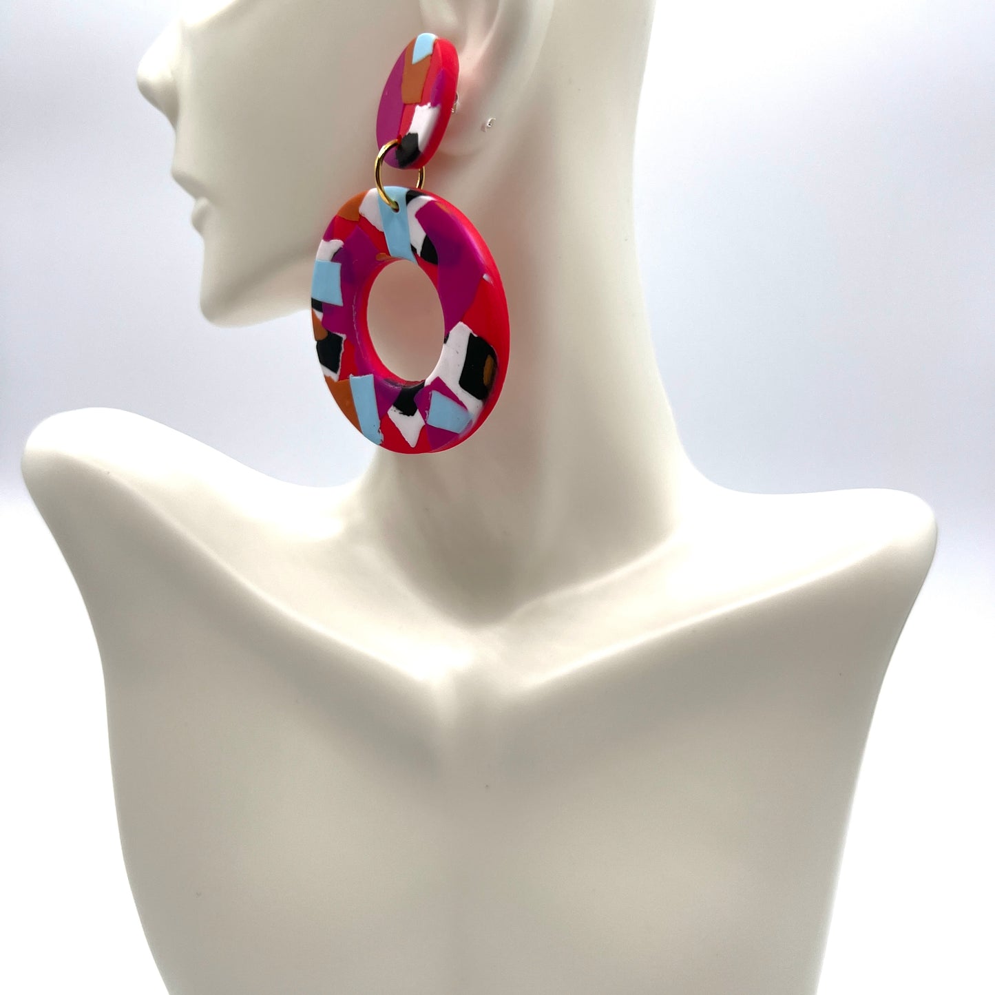 Cruella Large Circle Earrings