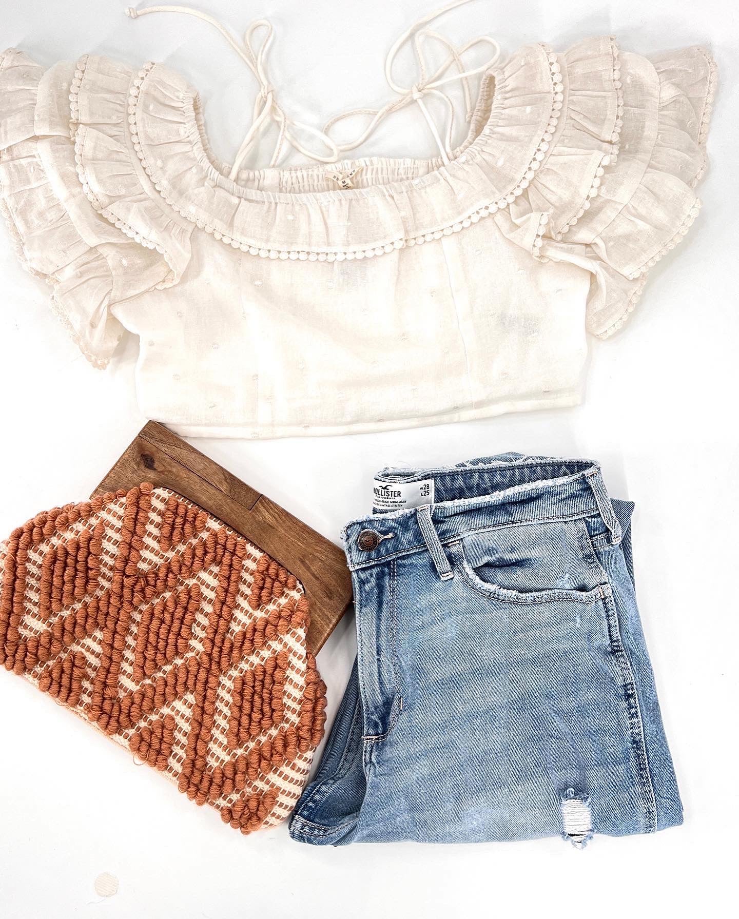 Boho Clutch in Brown